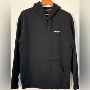 EUC Patagonia Uprisal Hoody P-6 Logo | W-XL / M-L | Black Recycled Fleece